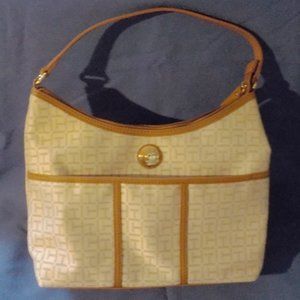 HAD IT TOO LONG GOTTA GO Tommy Hilfiger purse sz med beige brown EUC